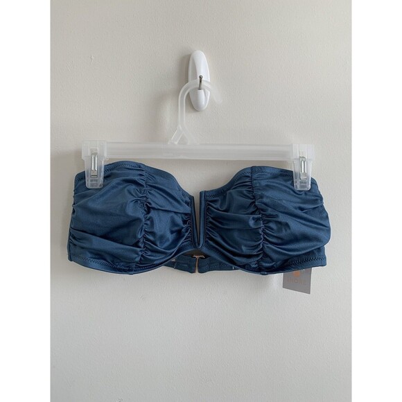 Shade & Shore Women's Bikini Top 36C Blue - Picture 1 of 5